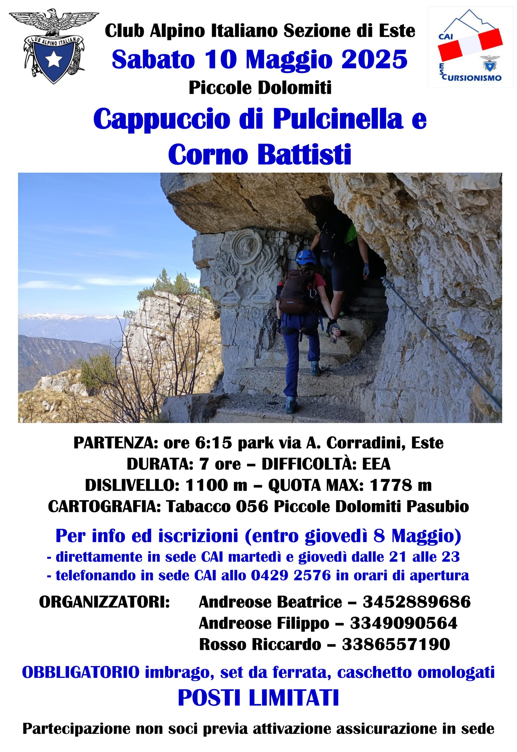 Cappuccio di Pulcinella e Corno Battisti