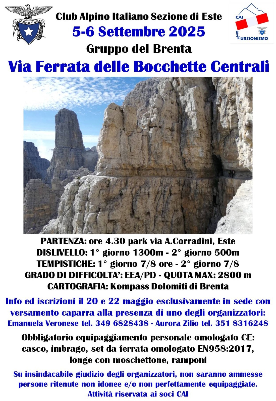 Via Ferrata delle Bocchette Centrali