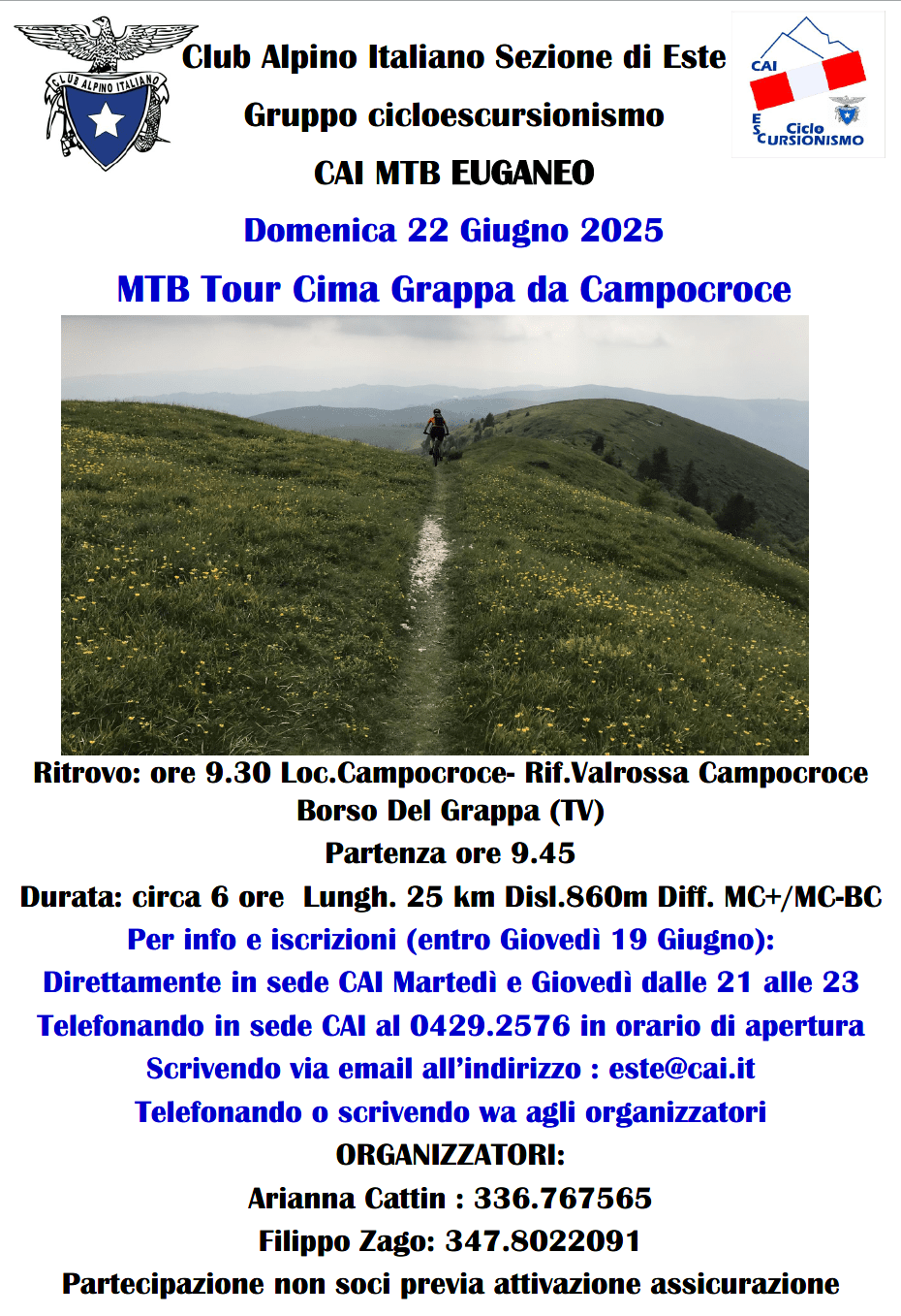 MTB Tour Cima Grappa da Campocroce
