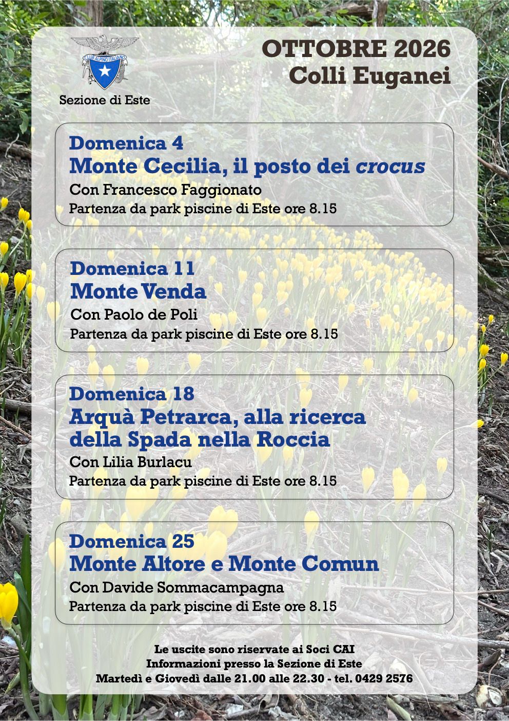 Gruppo Colli Ottobre 2026