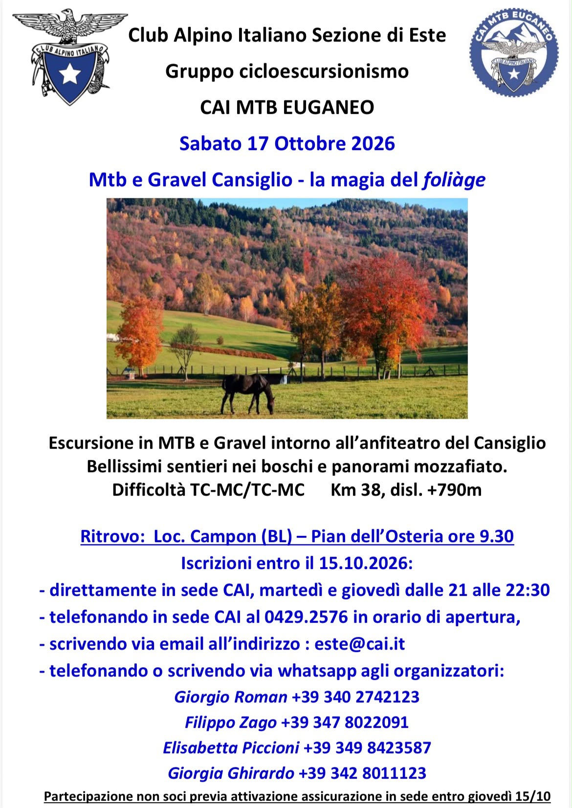 MTB e Gravel Cansiglio – la malga del foliage